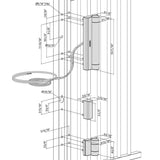 Locinox Magnus Motorized Hinge & Gate Closer In One