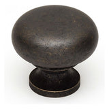 Traditional Round Knob with Large Base