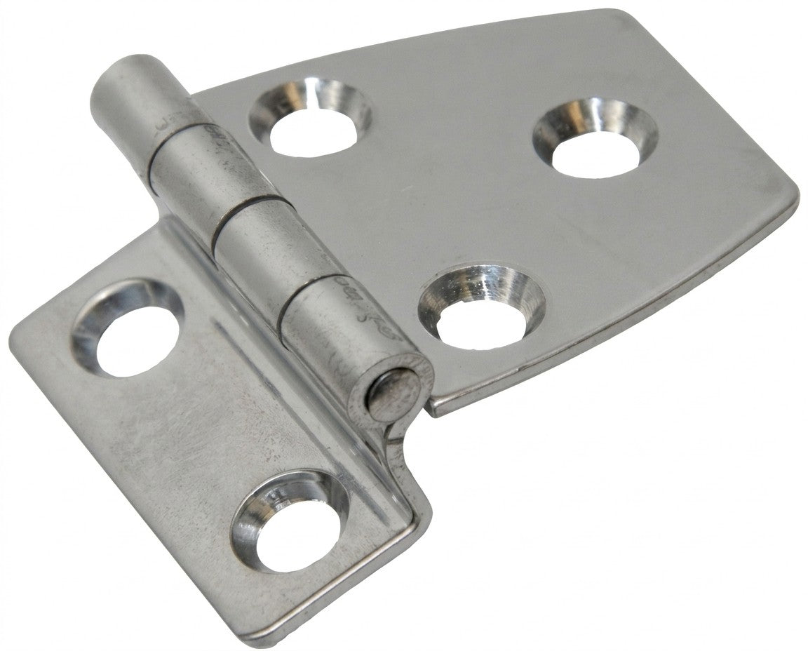 Stainless Steel Surface Mounted Dampening Hinge 3/8" Offset