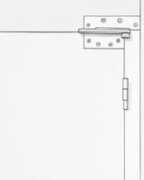 Reinforcing Surface Mounted Pivot Hinge