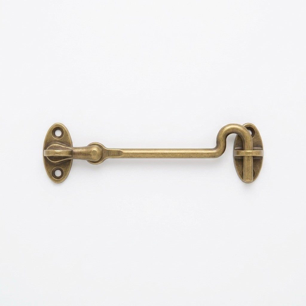 Solid Brass Swivel Hook & Eye
