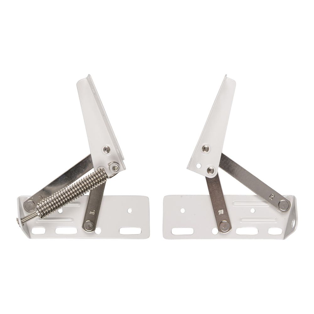 White Adjustable Box Hinge