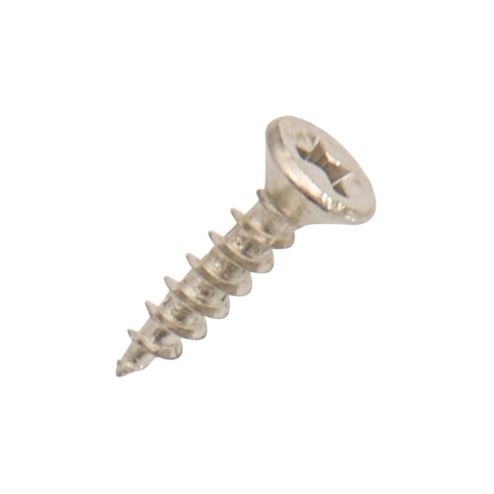 Steel Flat Head Philips Screws, 100 Pack