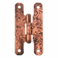 "H" Style Hammered Copper Hinge