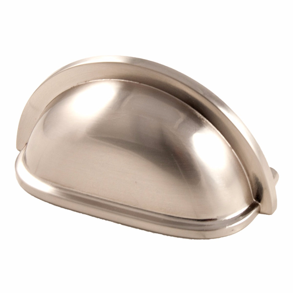 Traditional Cup Pull, Satin Nickel