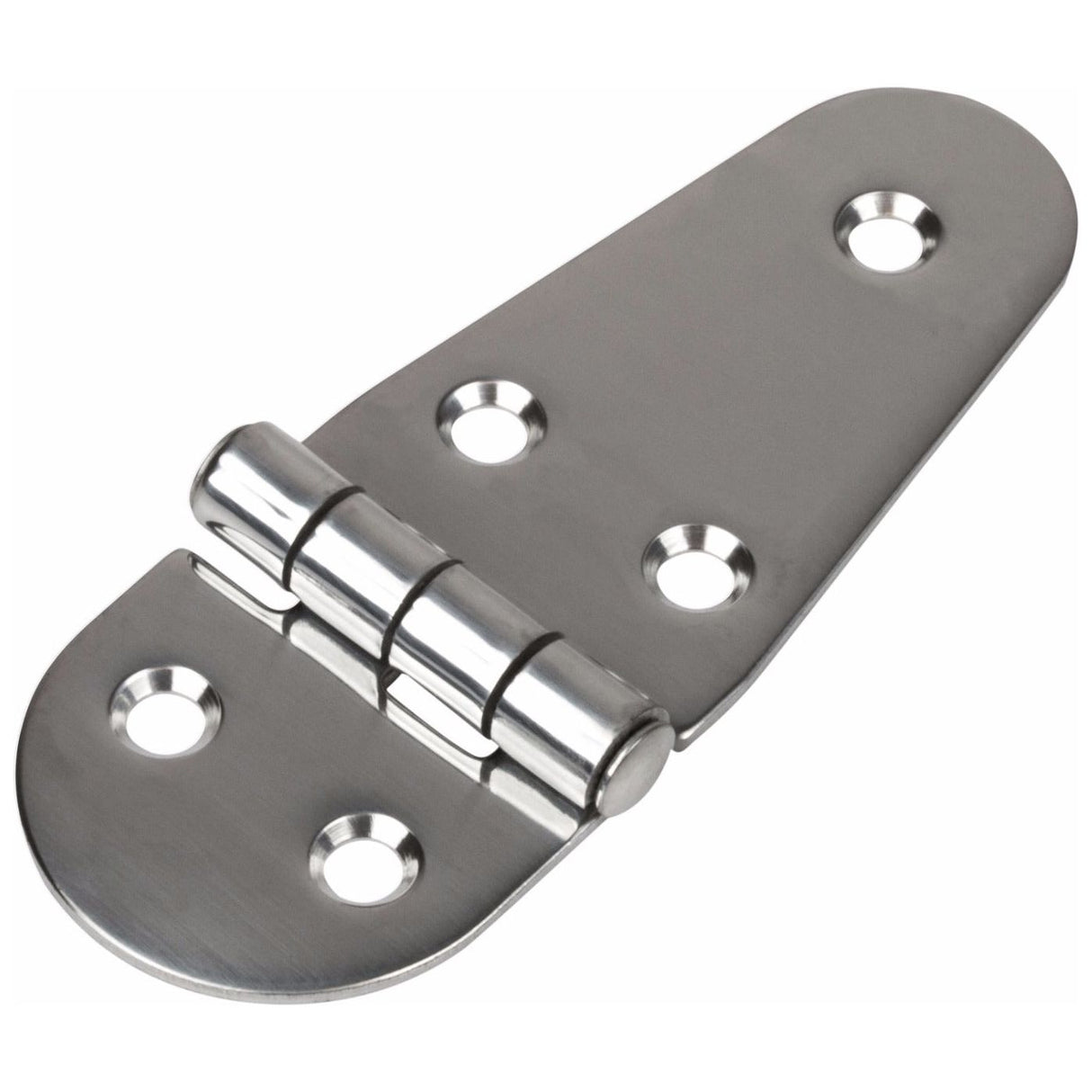 4-1/16" Round Side Stainless Steel Hinge