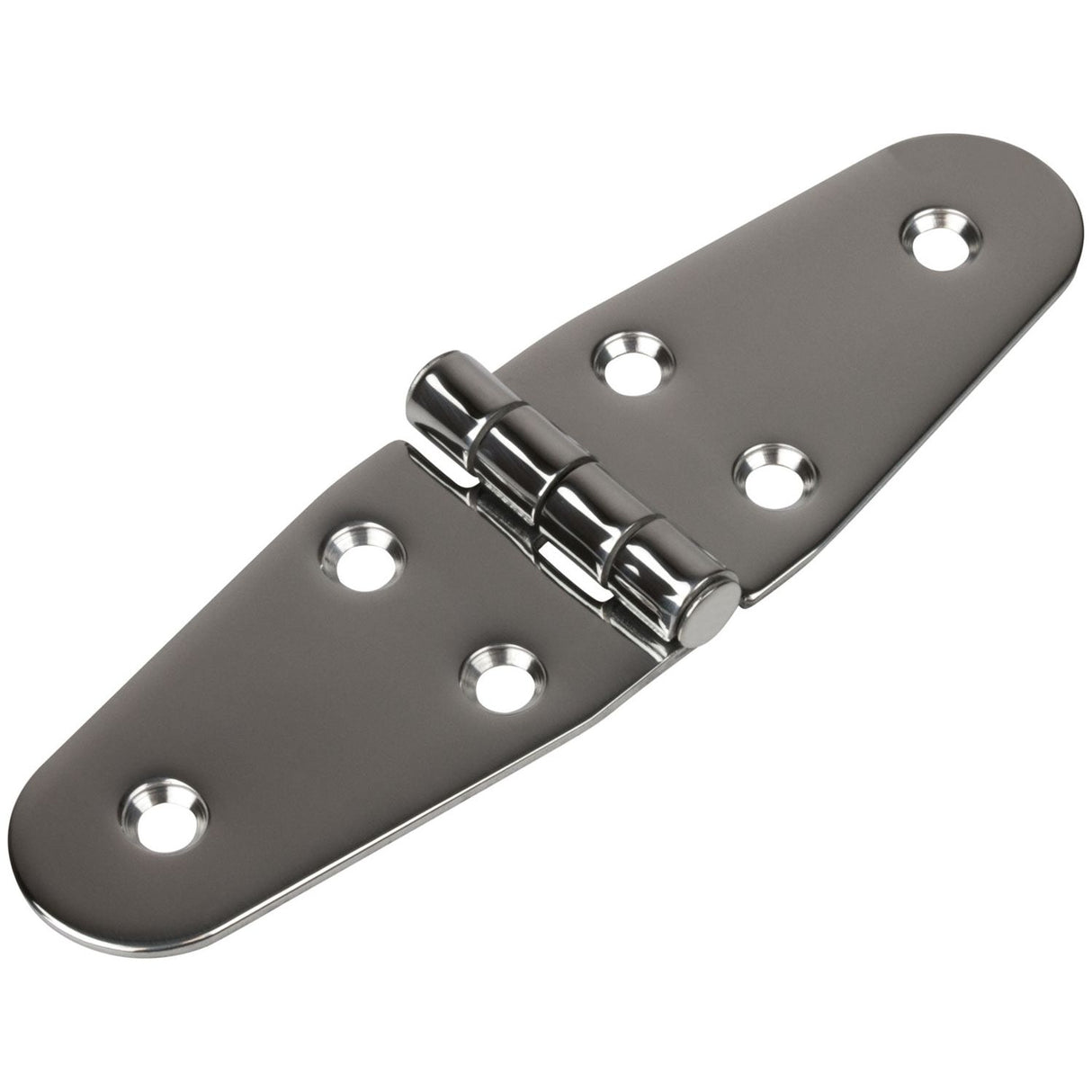 5-3/8" Round Side Stainless Steel Hinge