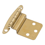 Solid Brass 3/8" Inset Cabinet Hinge