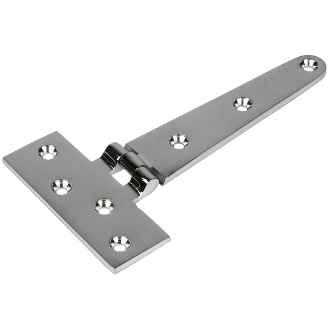 6" Solid Brass Tee Hinge, Polished Chrome HardwareSource