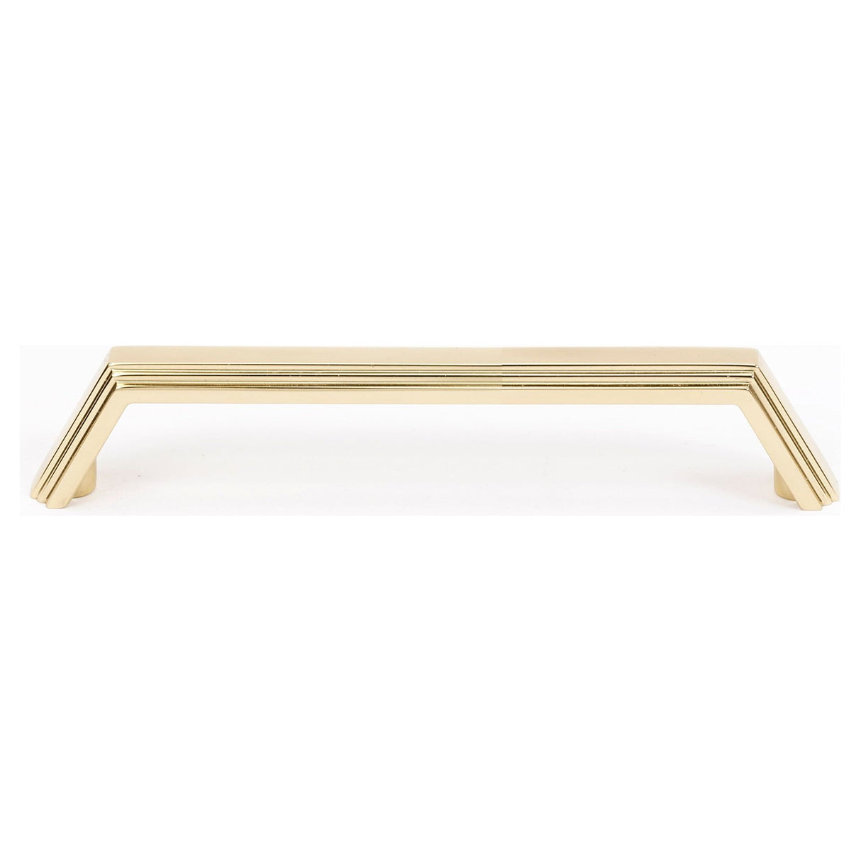 Nicole Pull, 3-1/2" c/c, Polished Brass