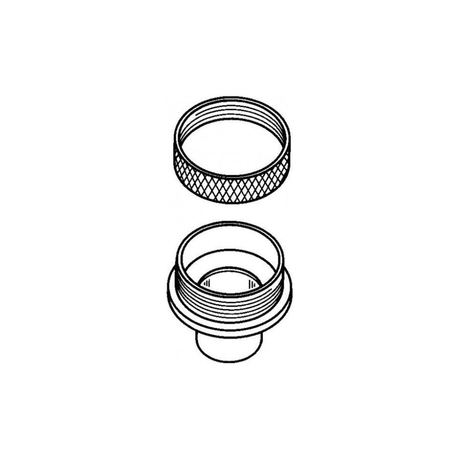 Router Guide Bushing & Locknut