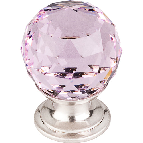Pink Crystal Knob