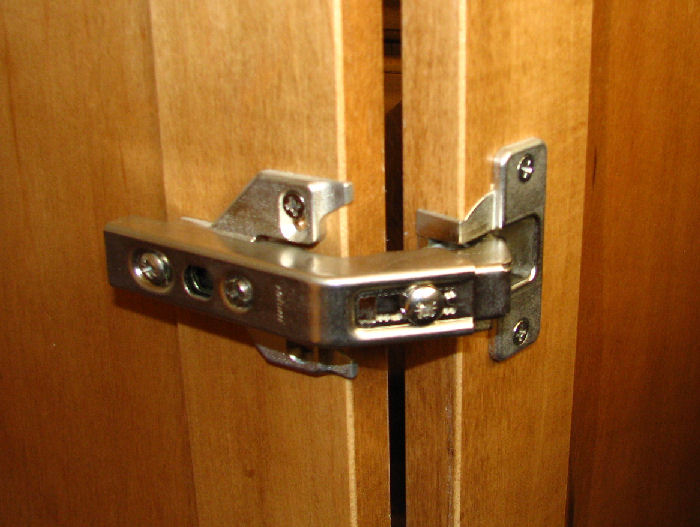 Classic Hardware 2 Pack Kitchen Cabinet Door Hinge Self Closing